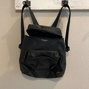 Kate Spade Black Mini Backpack Purse